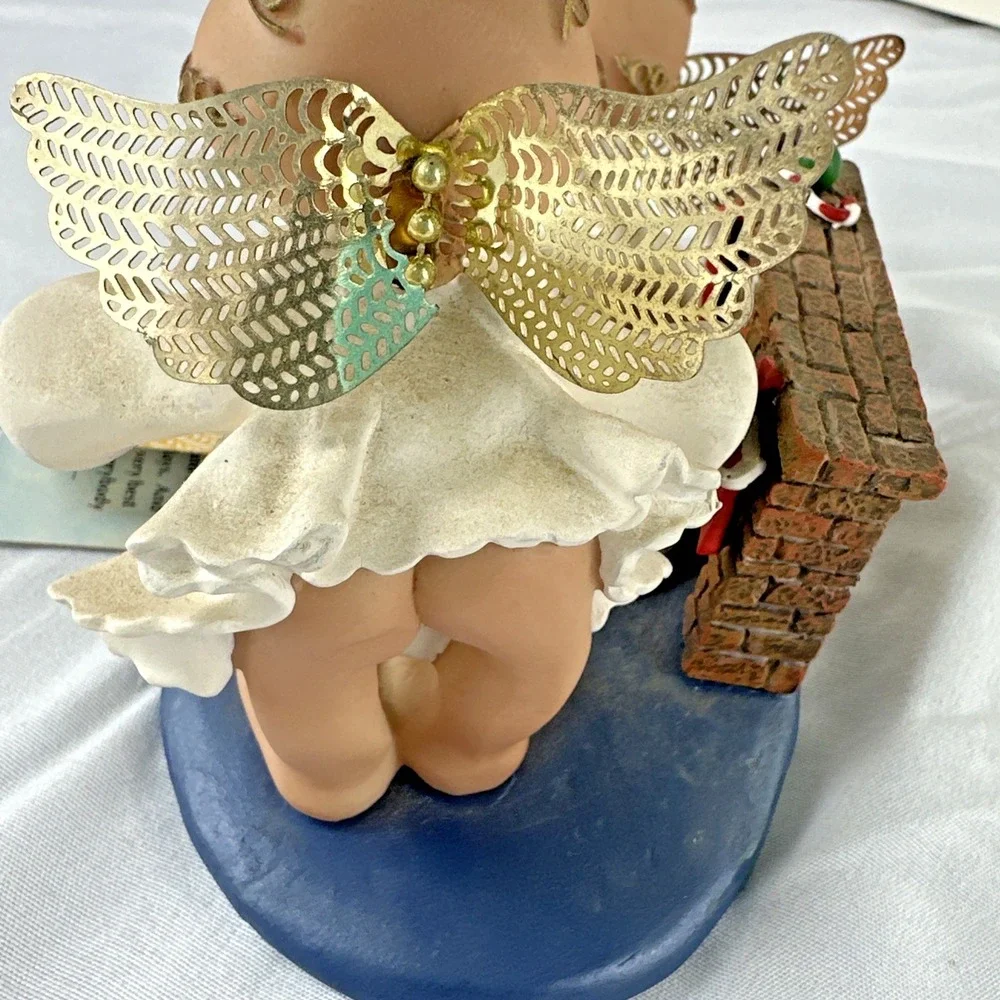 2001 Angel Cheeks Russ Double Angel Cheeks w/ FireplaceBase Kirks Kritters NWT